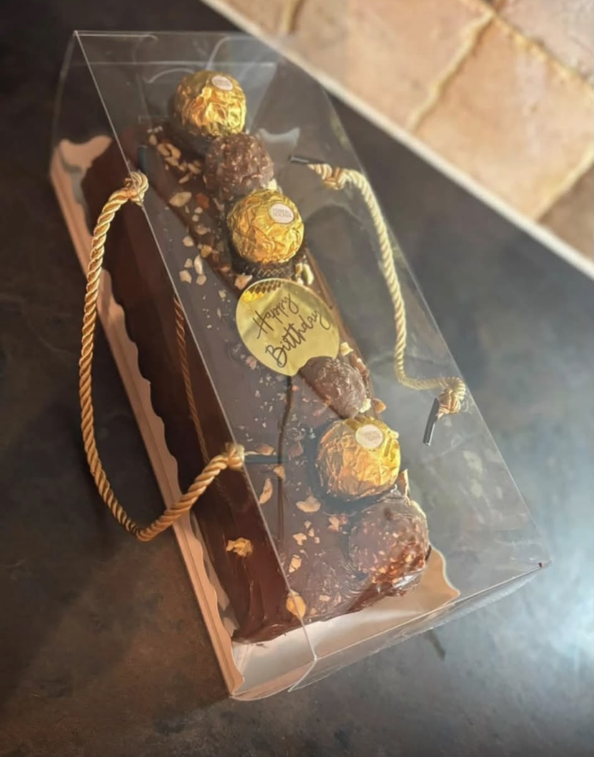 A celebration bake ready to be gifted